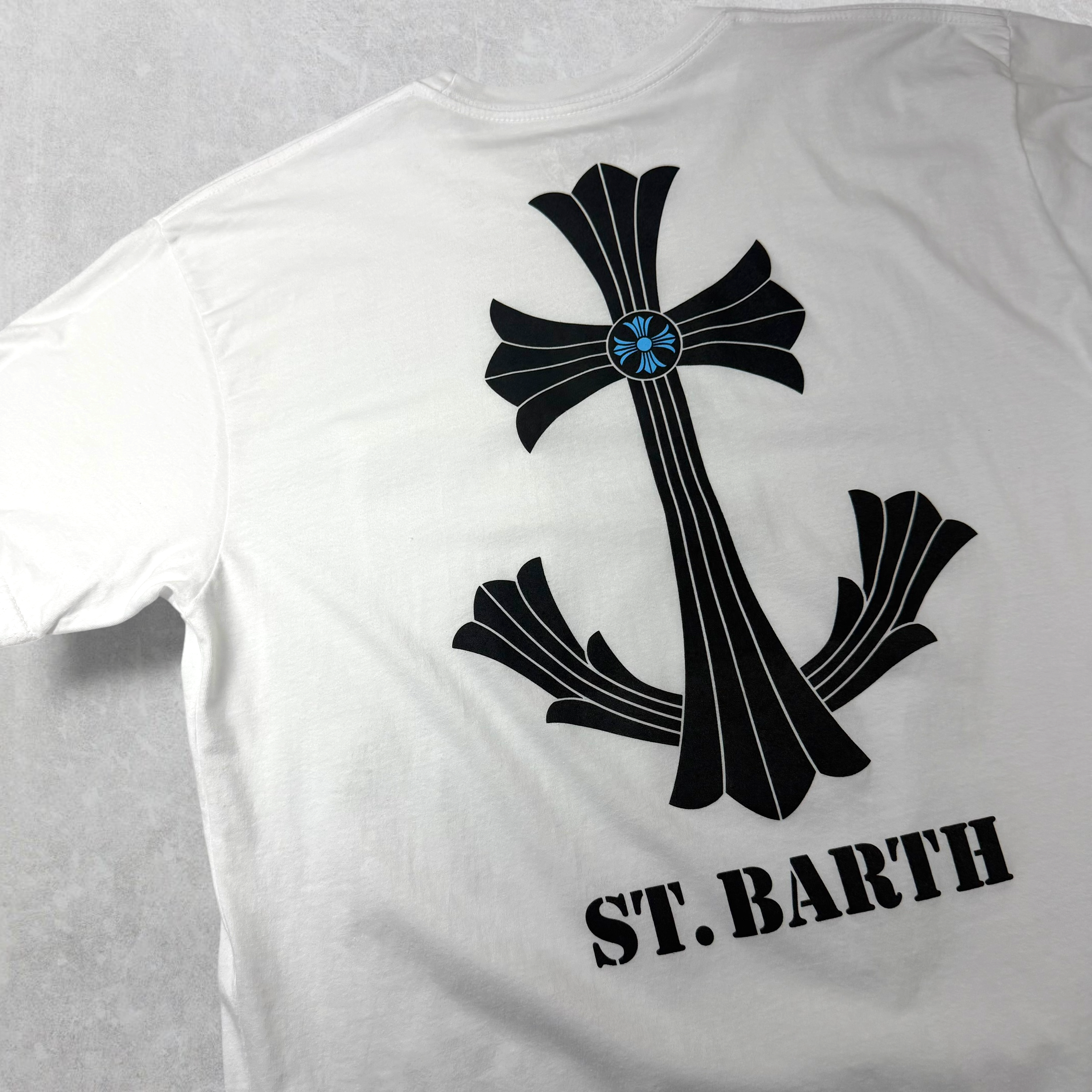 Chrome Hearts St. Barths Exclusive Anchor White Tee L