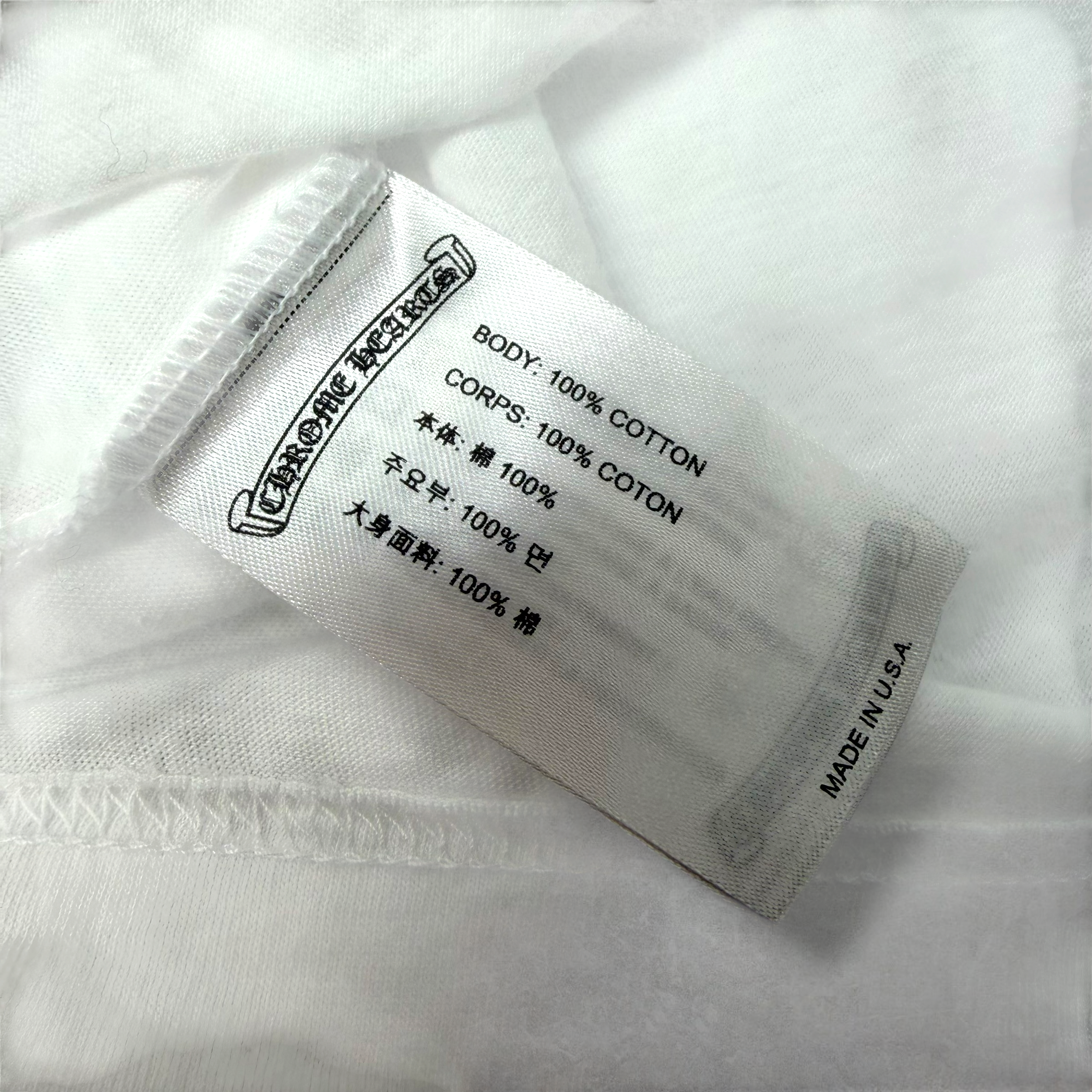 Chrome Hearts St. Barths Exclusive Anchor White Tee L