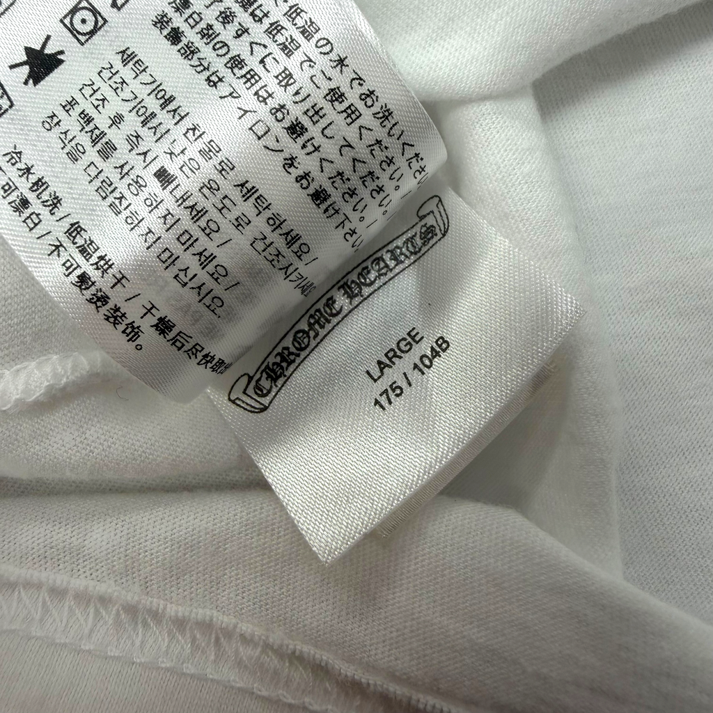 Chrome Hearts St. Barths Exclusive Anchor White Tee L