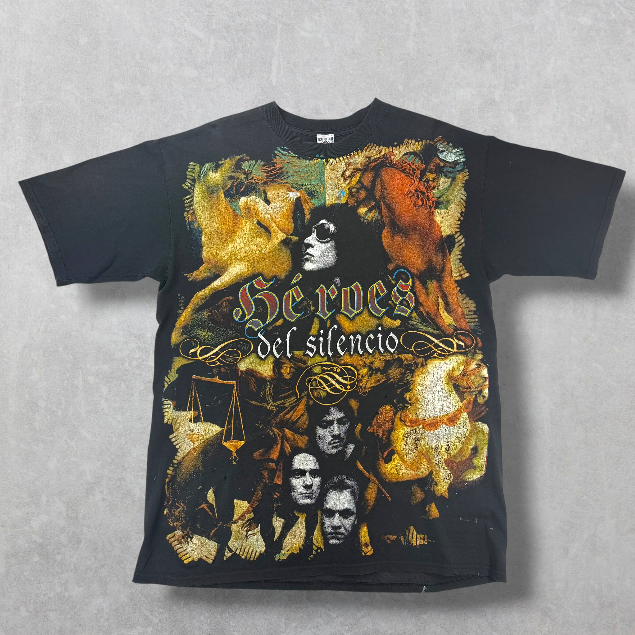Vintage 90s Resurreccion Heroes Del Silencio Tee XL