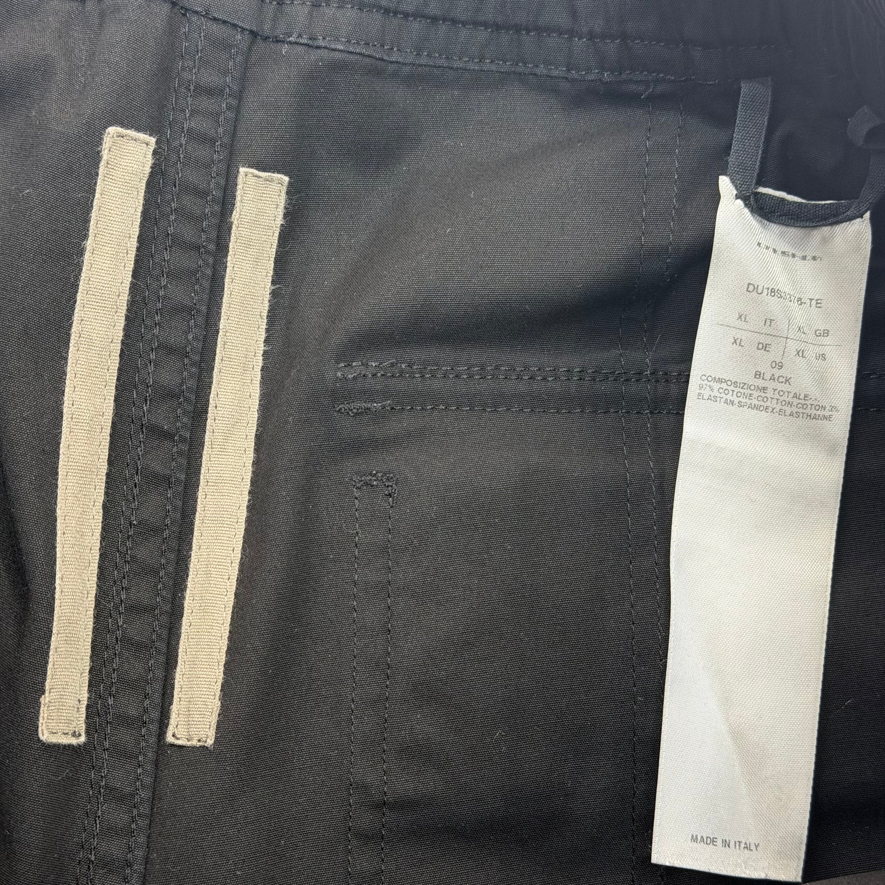 Rick Owens DRKSHDW Creatch Cargo Drawstring Pants XL