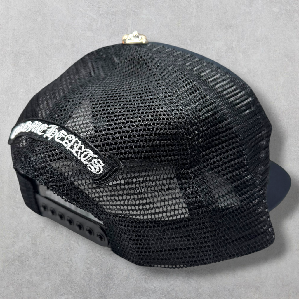 Chrome hearts Red Cemetery Cross Patch Trucker