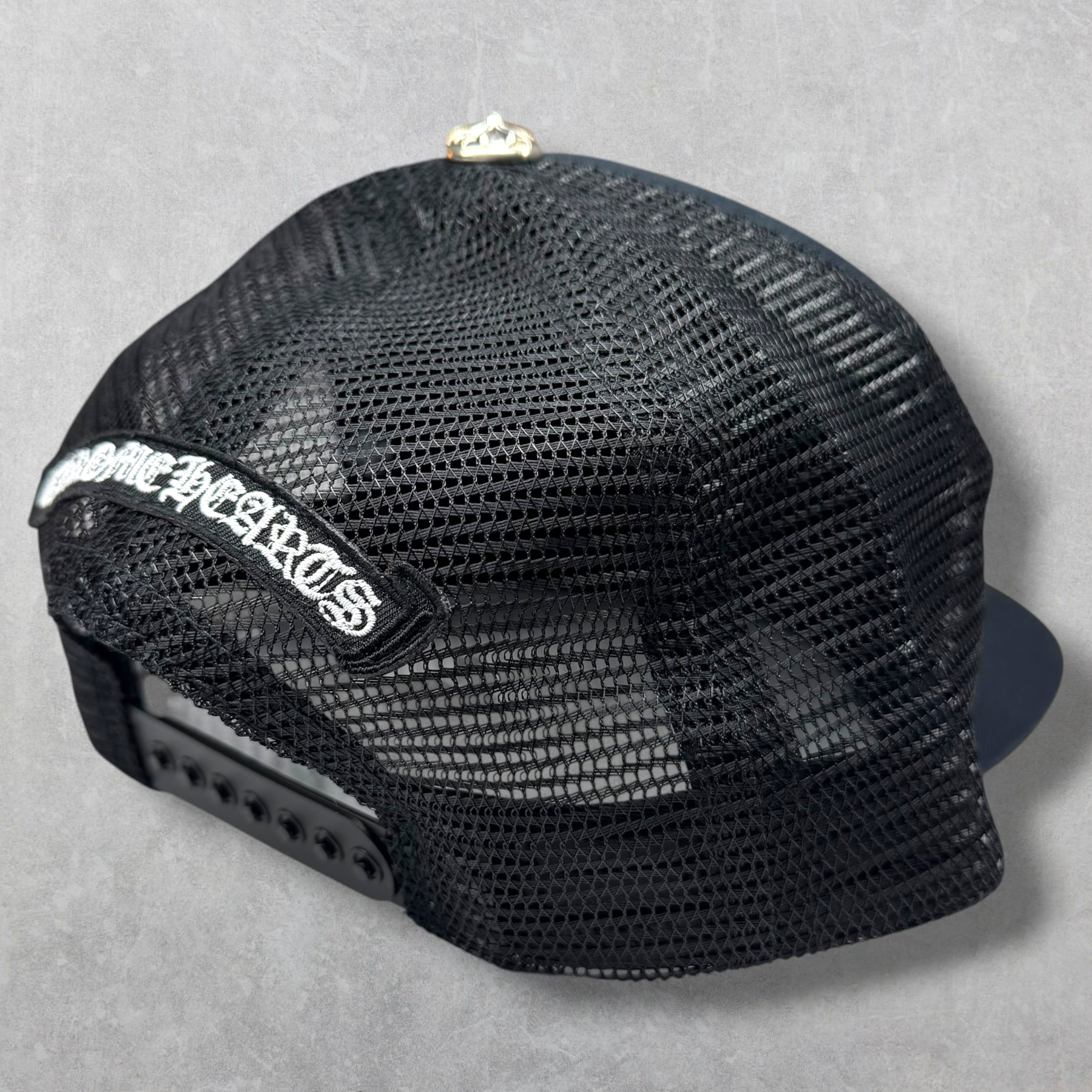 Chrome hearts Red Cemetery Cross Patch Trucker