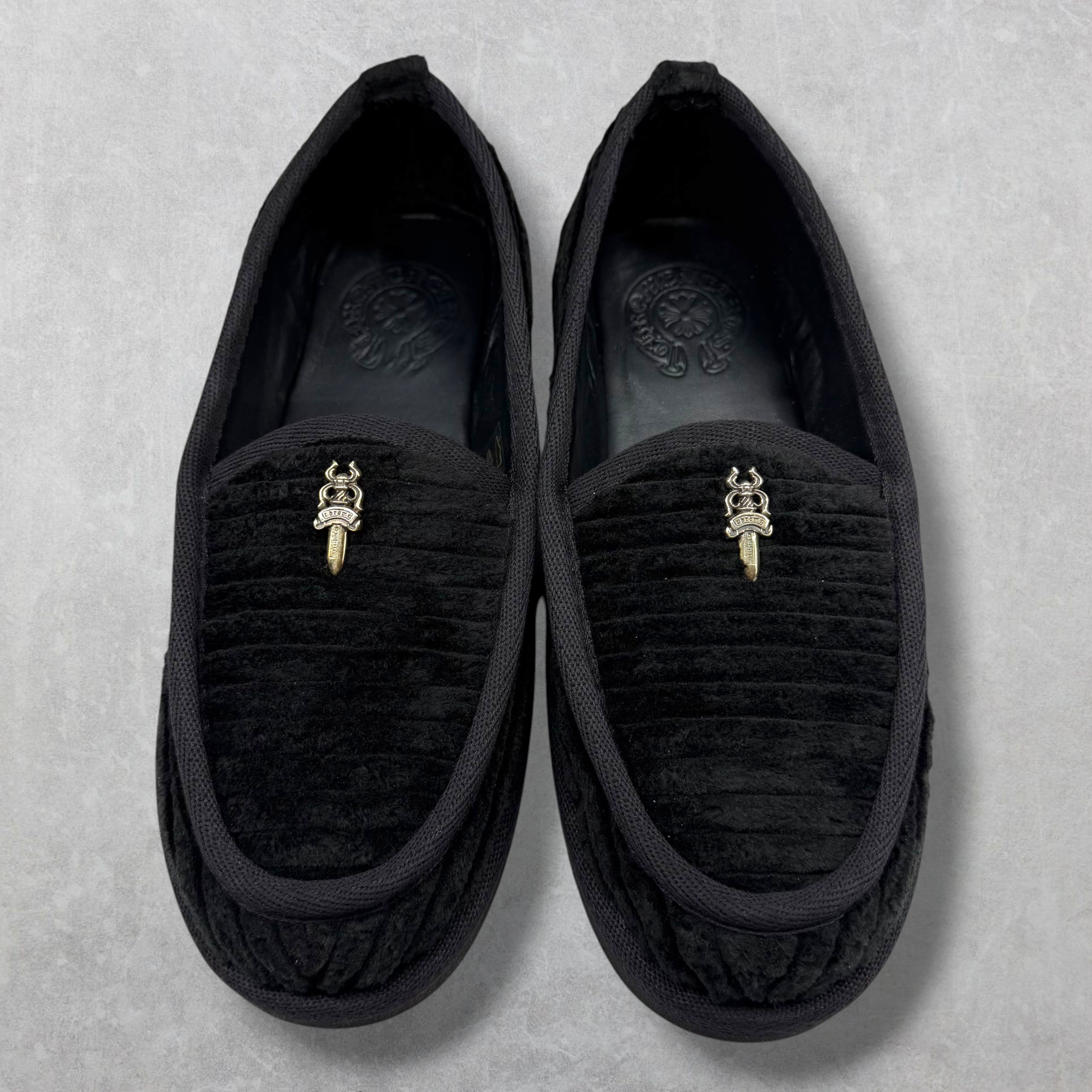 Chrome Hearts Corduroy Dagger Loafers 37 (5US)