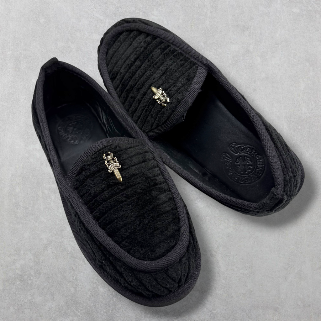 Chrome Hearts Corduroy Dagger Loafers 37 (5US)
