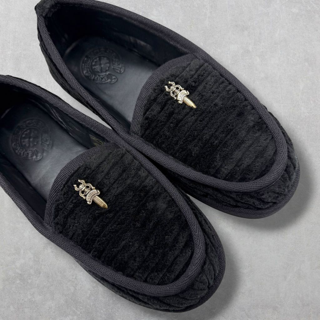 Chrome Hearts Corduroy Dagger Loafers 37 (5US)