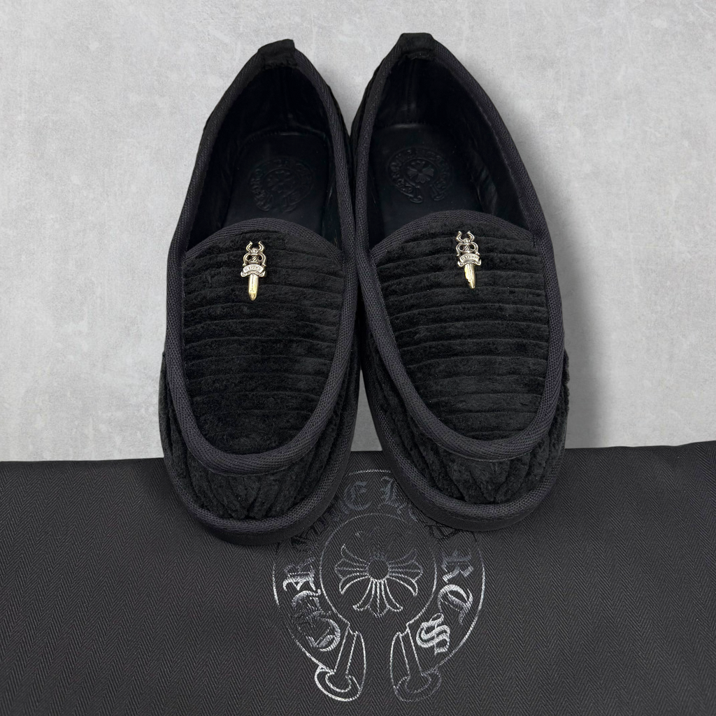 Chrome Hearts Corduroy Dagger Loafers 37 (5US)