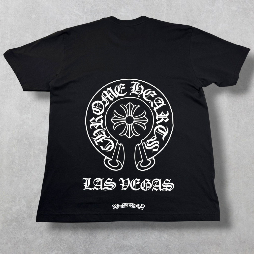 Chrome Hearts Las Vegas Exclusive Horseshoe Tee Black L
