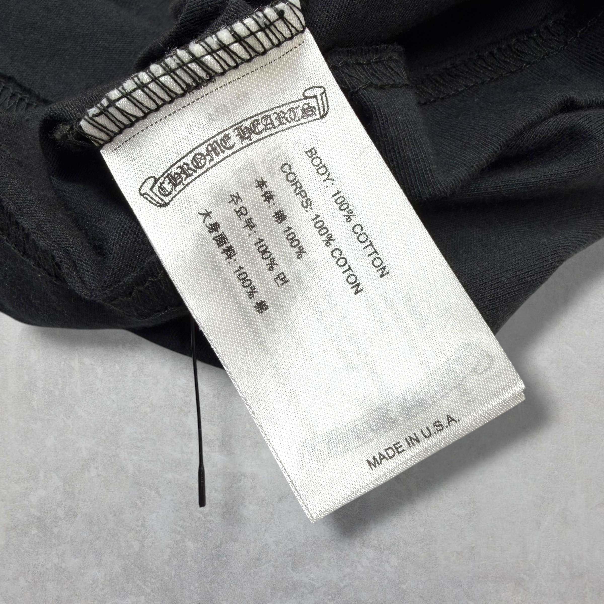 Chrome Hearts Las Vegas Exclusive Horseshoe Tee Black L