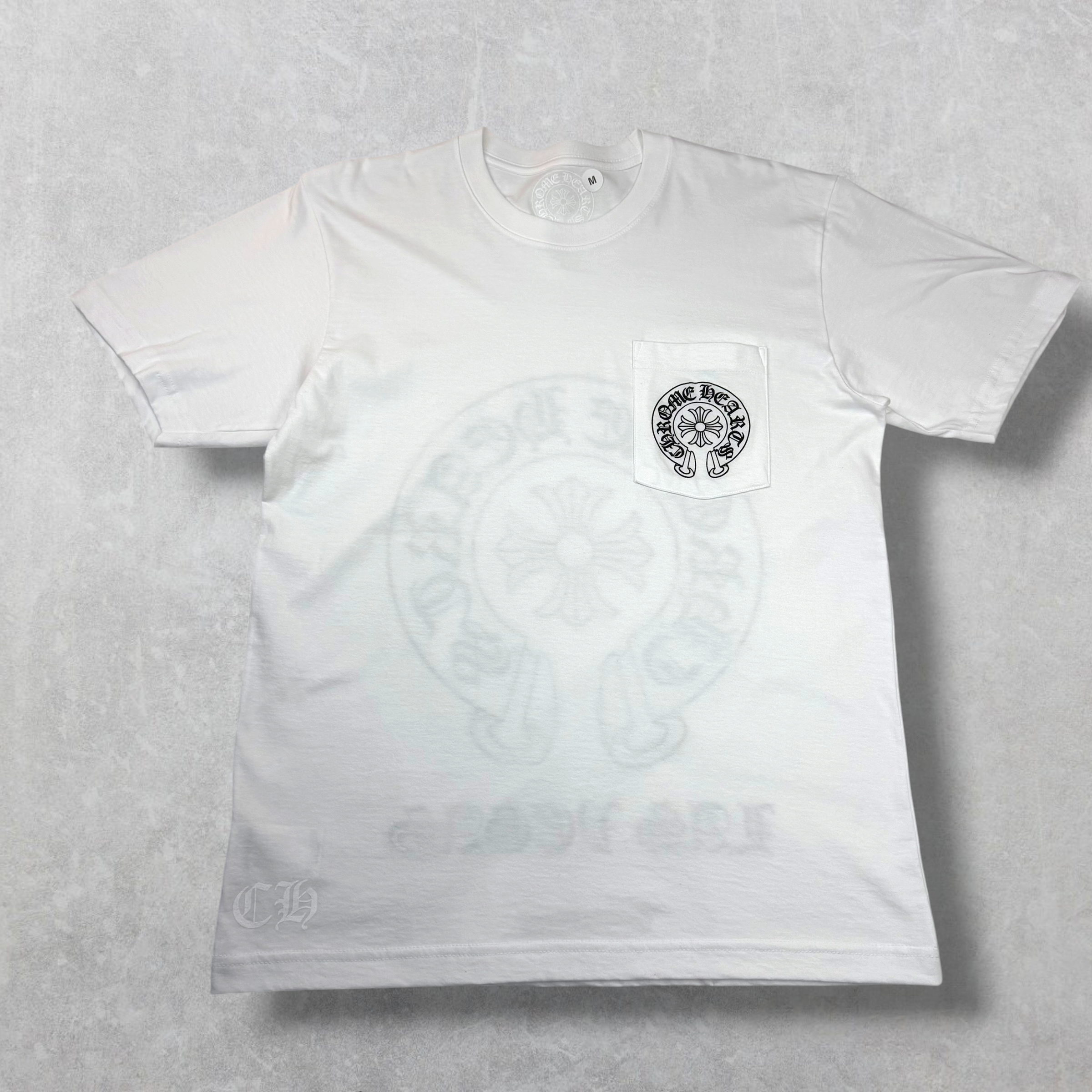 Chrome Hearts Las Vegas Exclusive Horseshoe White Tee M