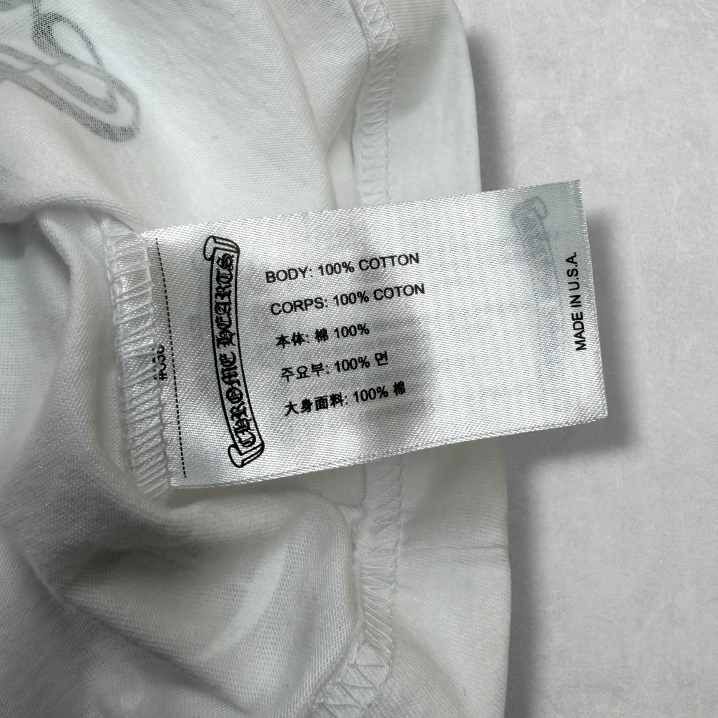 Chrome Hearts Las Vegas Exclusive Horseshoe White Tee M