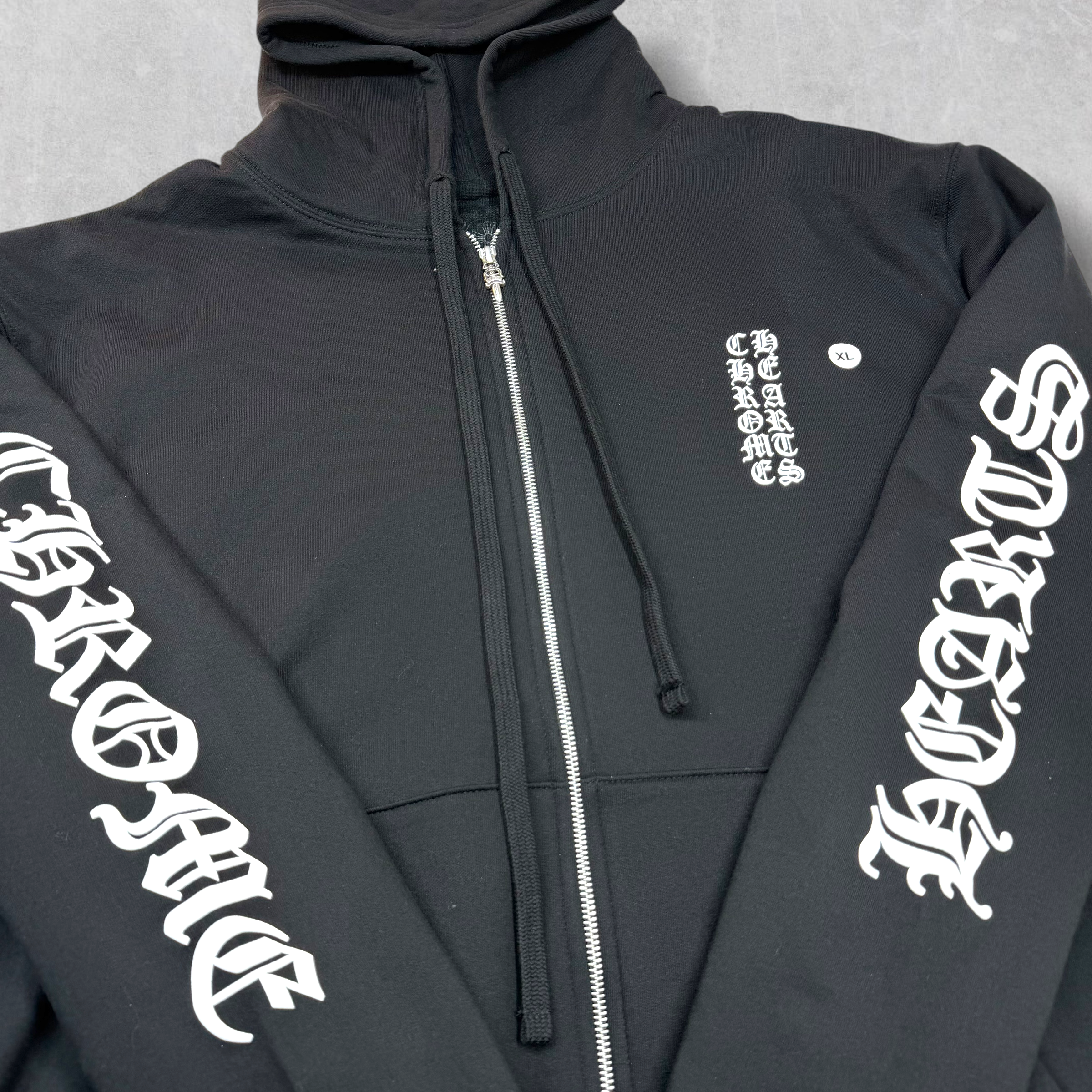 Chrome Hearts Vertical Thermal Zip Up Black XL