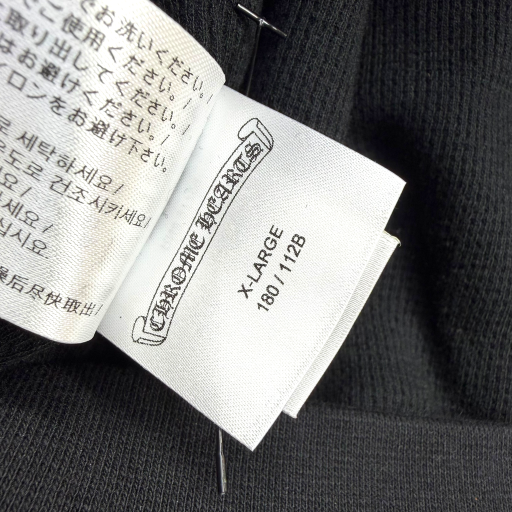 Chrome Hearts Vertical Thermal Zip Up Black XL
