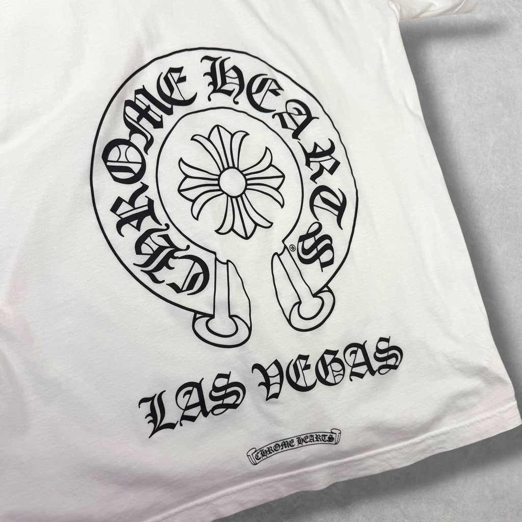 Chrome Hearts Las Vegas Exclusive Horseshoe Tee White XL