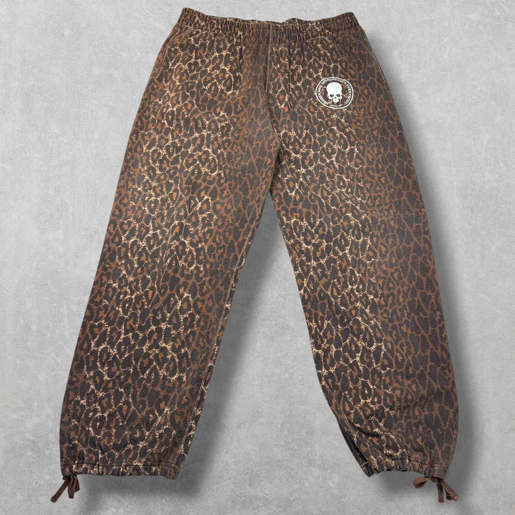 Supreme Number (N)ine Drawstring Sweatpants Leopard XL
