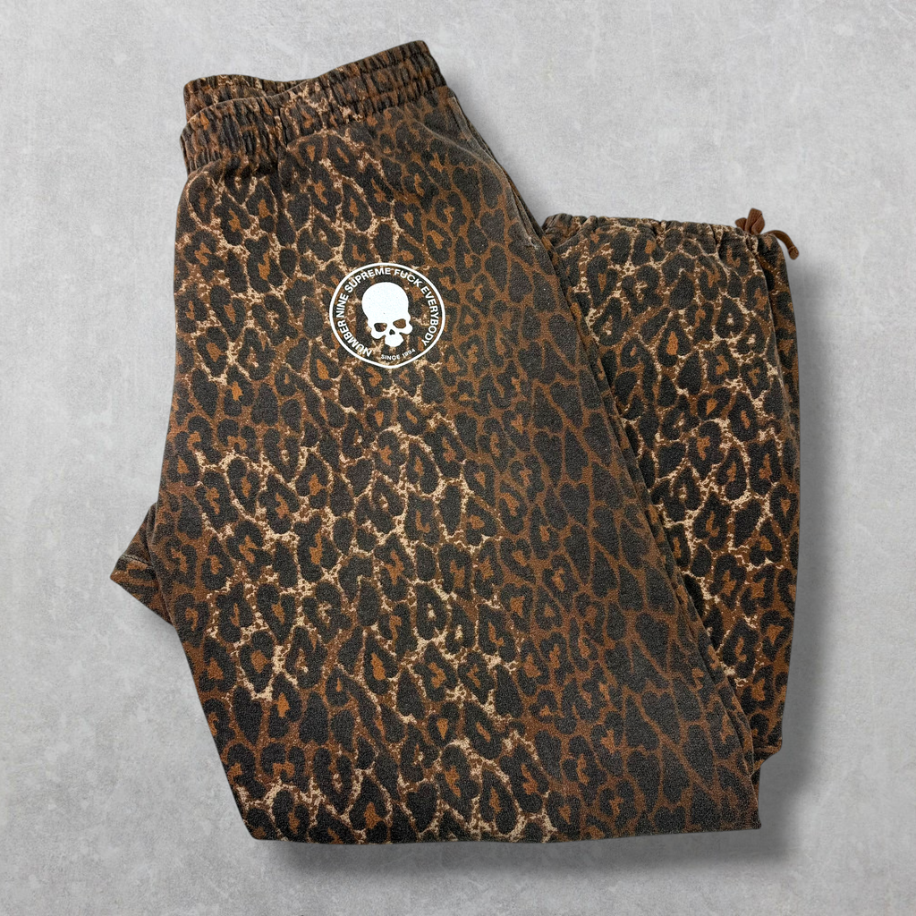 Supreme Number (N)ine Drawstring Sweatpants Leopard XL