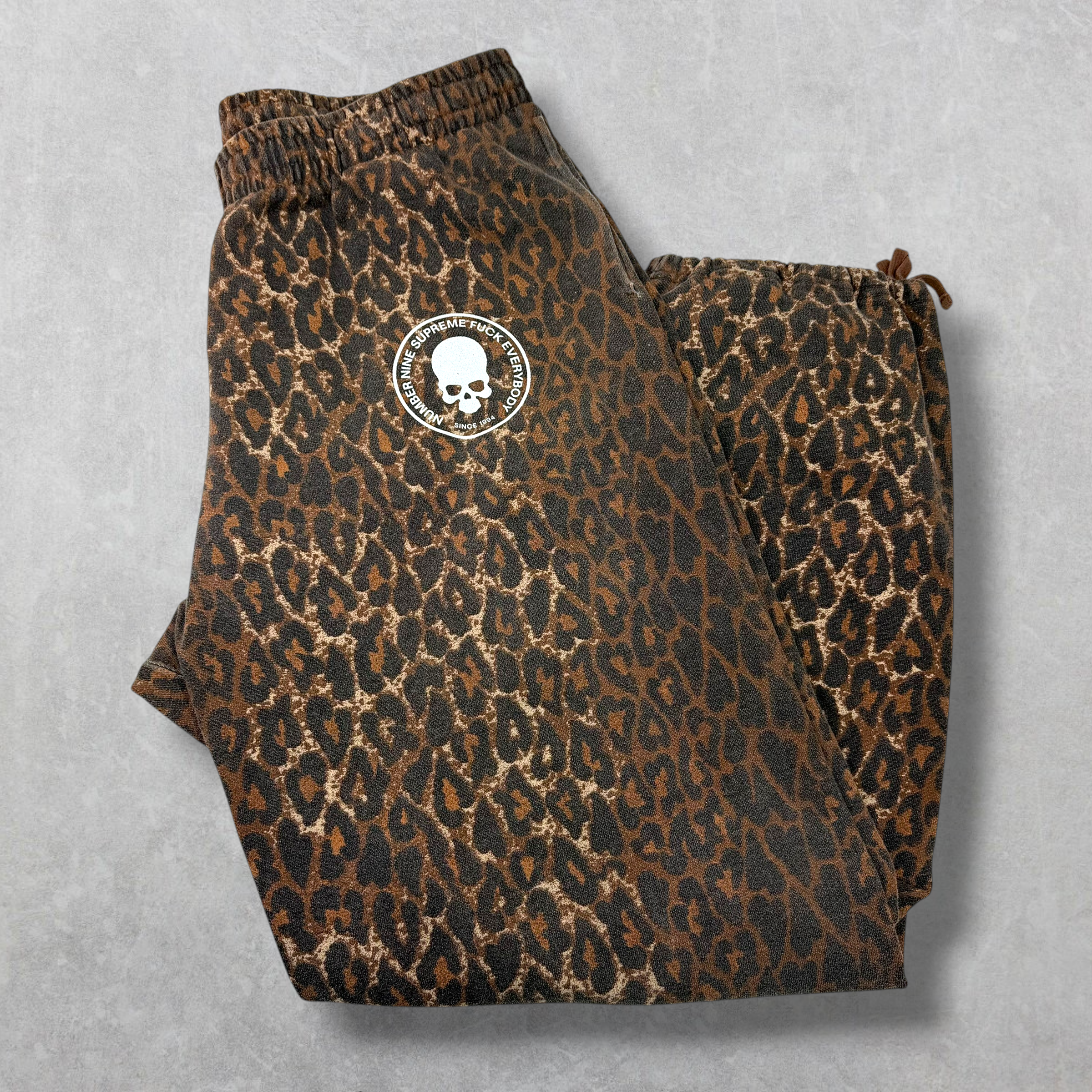 Supreme Number (N)ine Drawstring Sweatpants Leopard XL