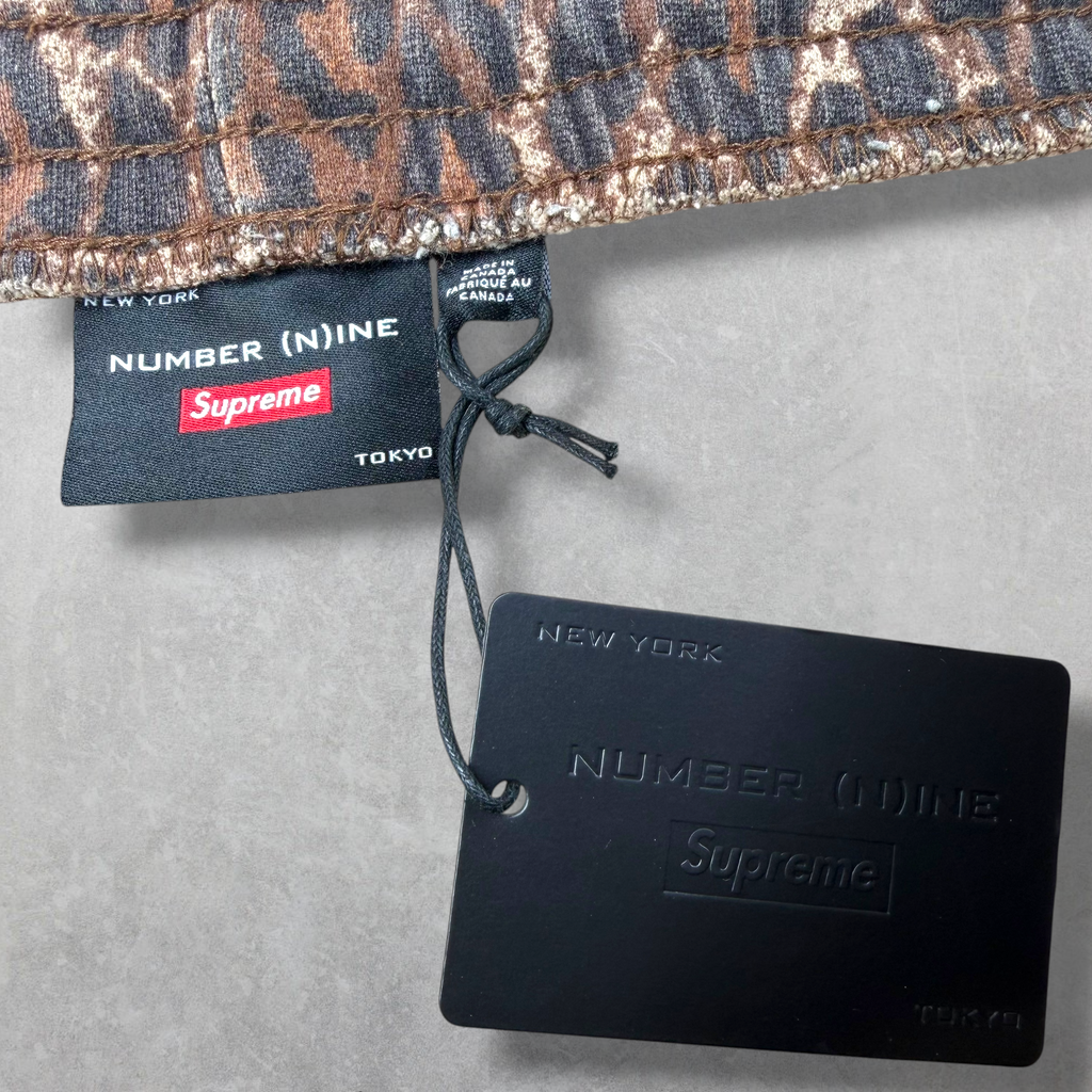 Supreme Number (N)ine Drawstring Sweatpants Leopard XL