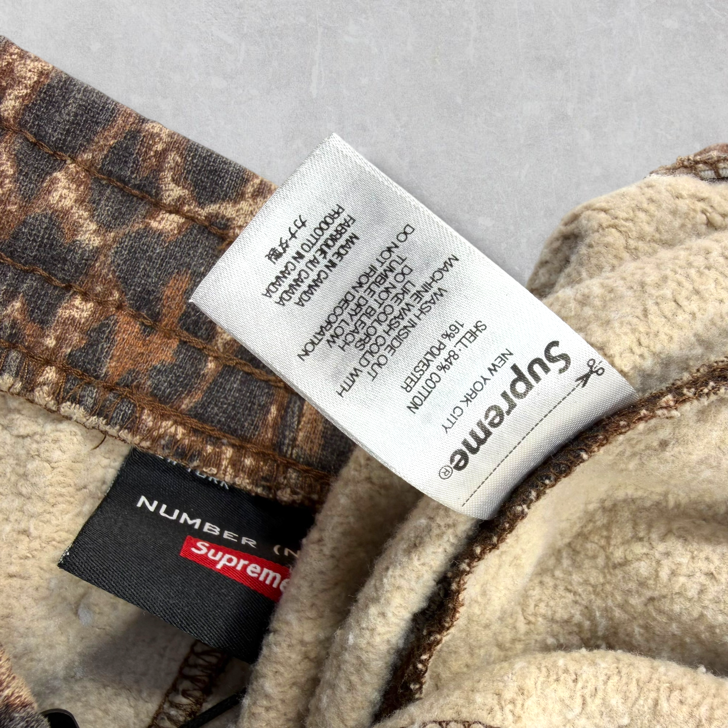 Supreme Number (N)ine Drawstring Sweatpants Leopard XL
