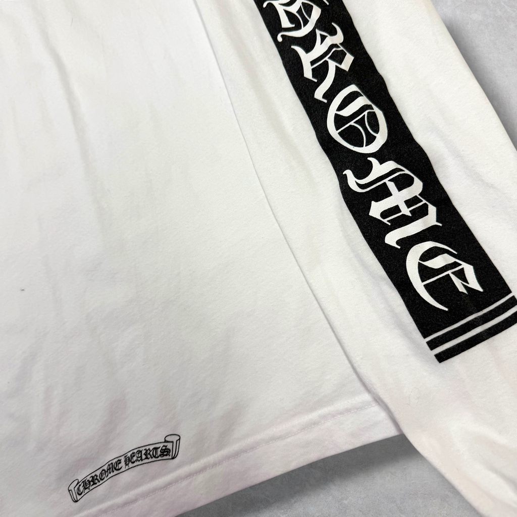 Chrome Hearts Boost White L/S Tee M
