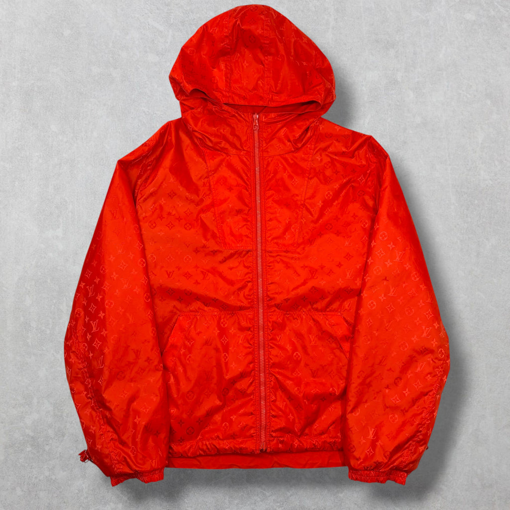 Louis Vuitton Monogram Reversible Windbreaker Red XXL