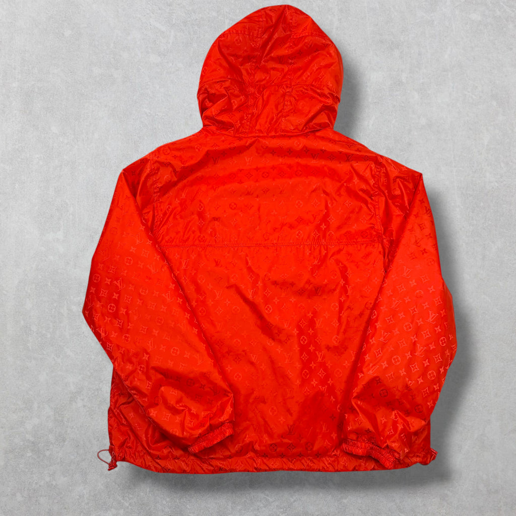 Louis Vuitton Monogram Reversible Windbreaker Red XXL