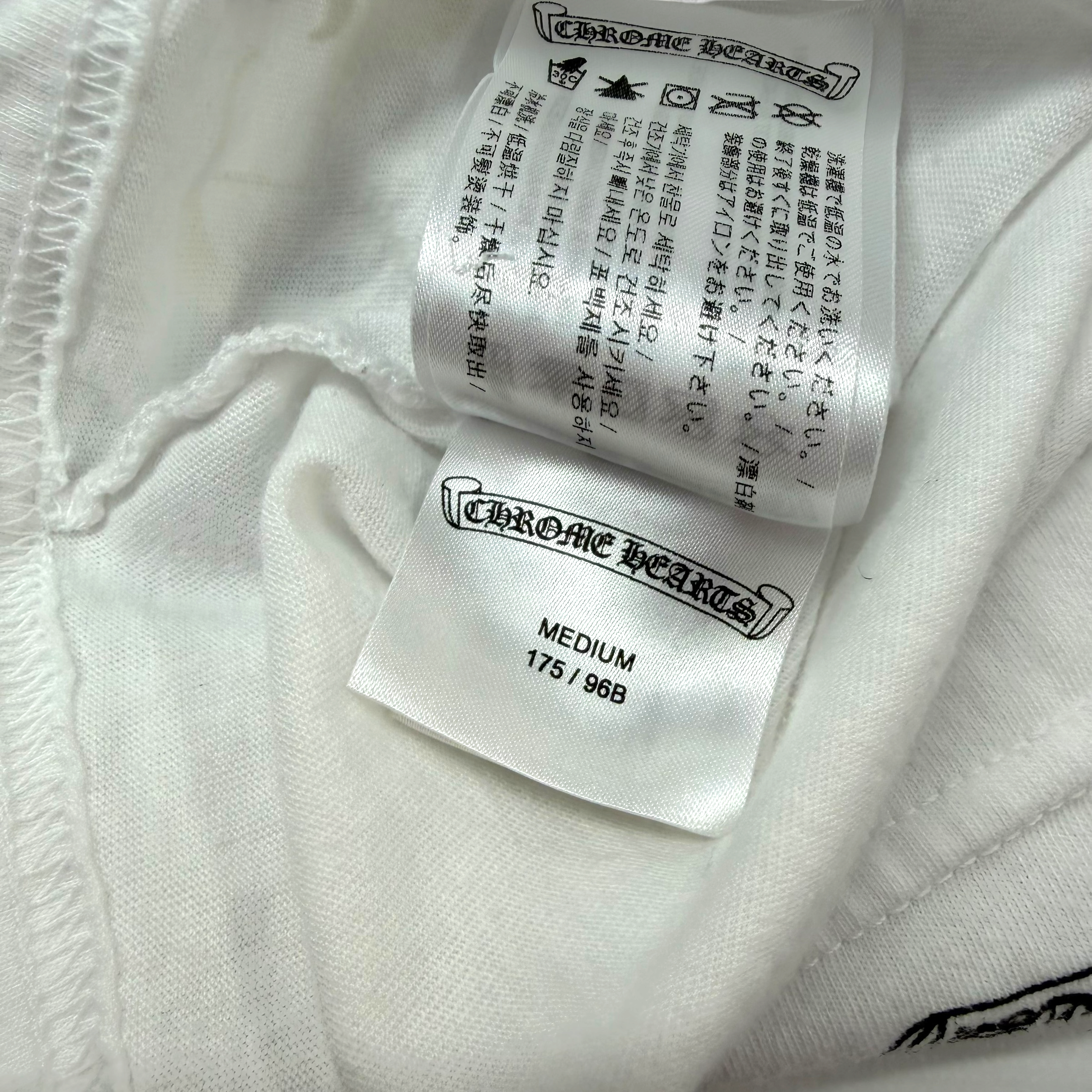 Chrome Hearts Boost White L/S Tee M