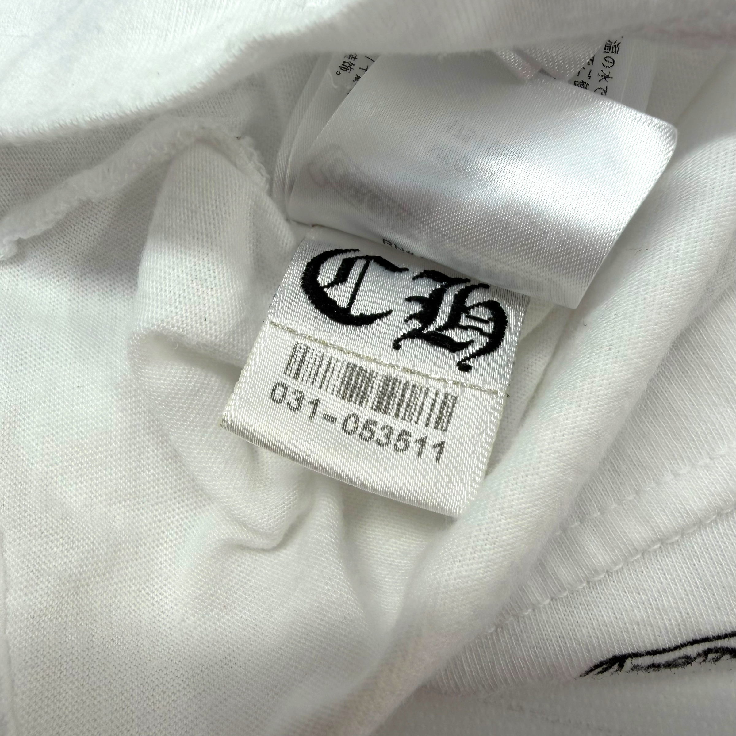 Chrome Hearts Boost White L/S Tee M