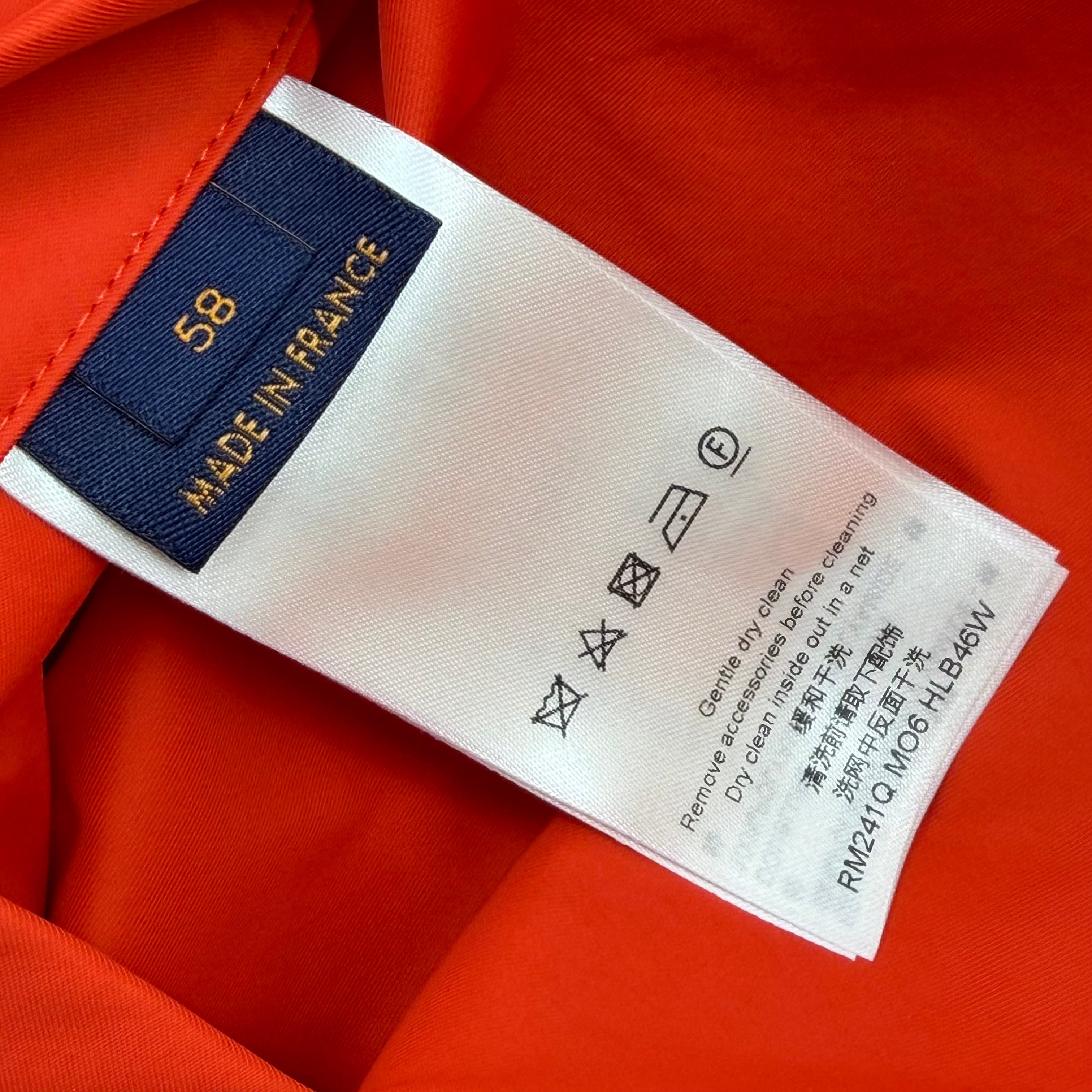 Louis Vuitton Monogram Reversible Windbreaker Red XXL