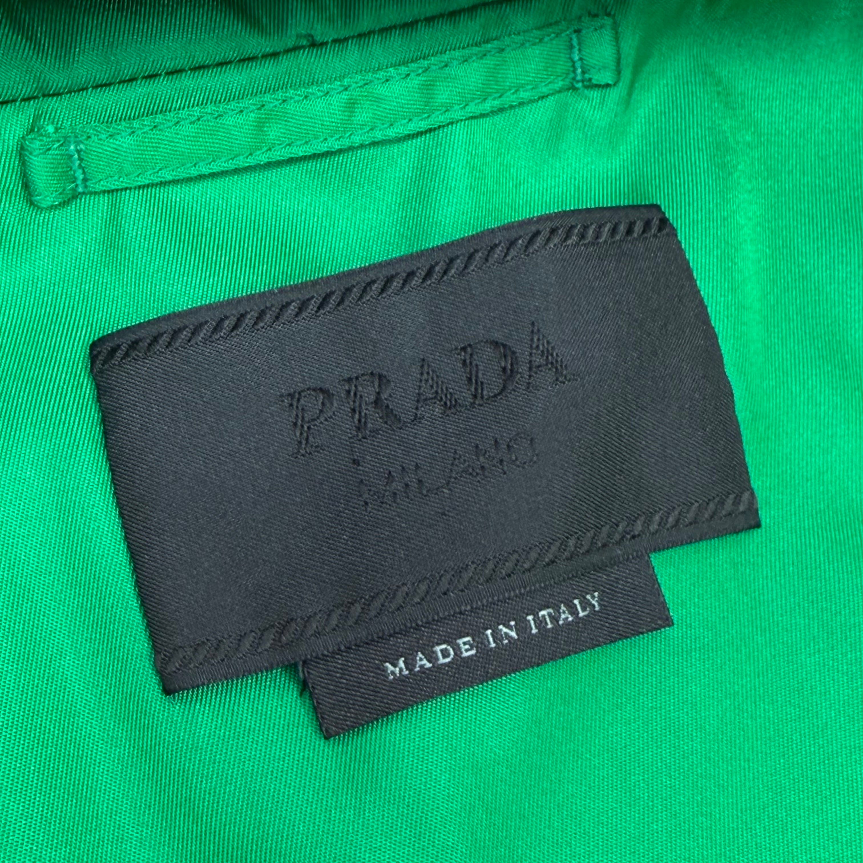 Prada Colorblock Oversized Nylon Jacket XL