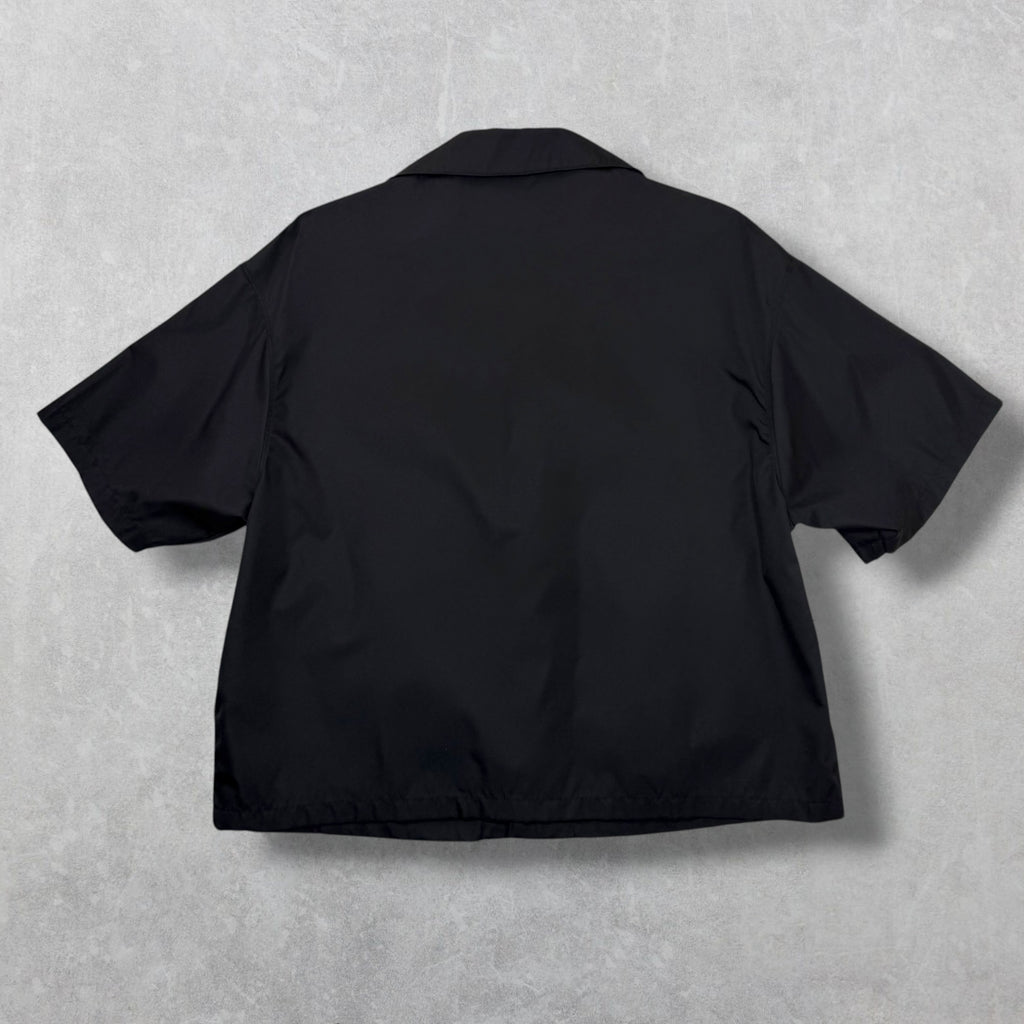 Prada Re-Nylon Short-Sleeved Black Shirt M