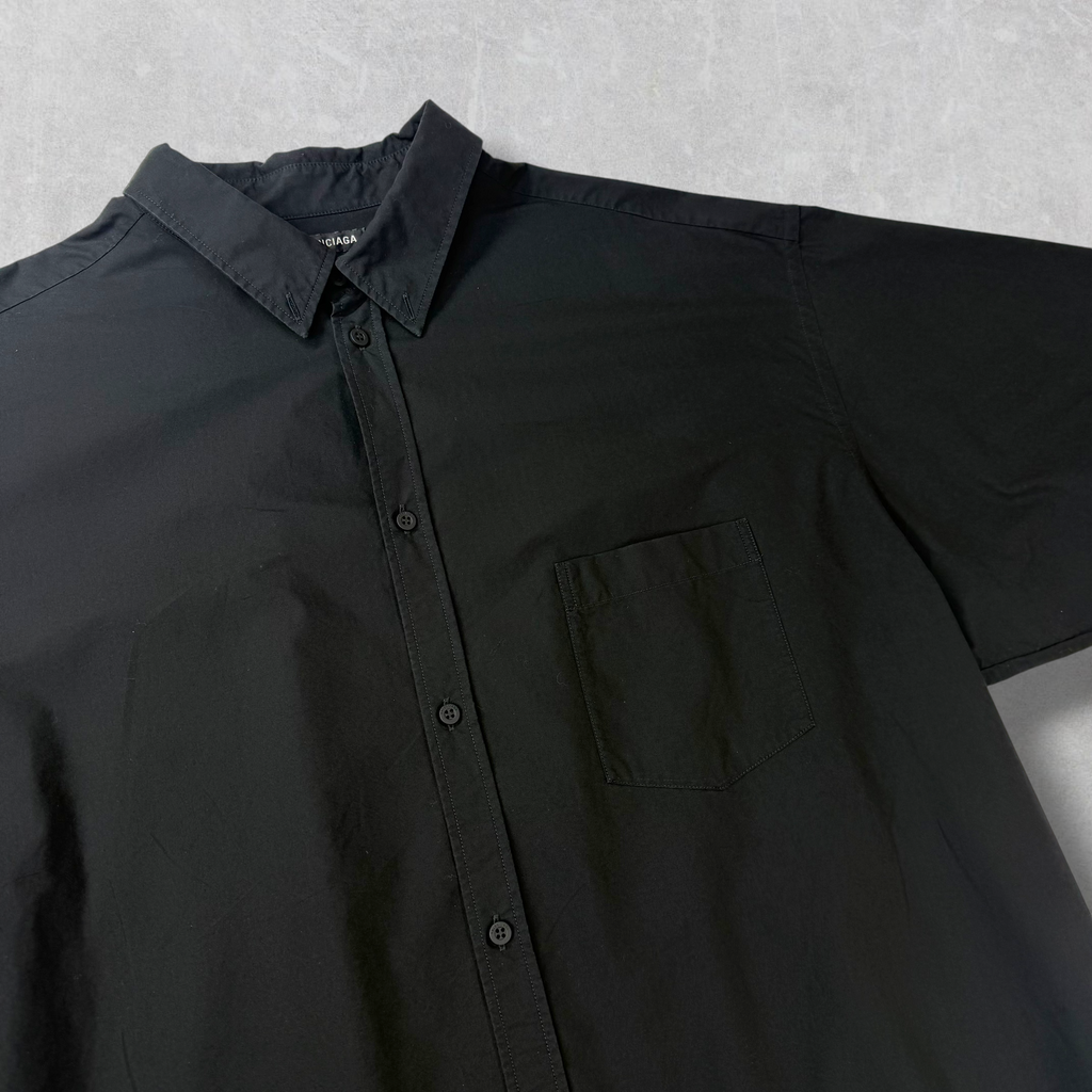 Balenciaga Political Stencil Large Fit Short Sleeve Shirt 43 (XXXL)