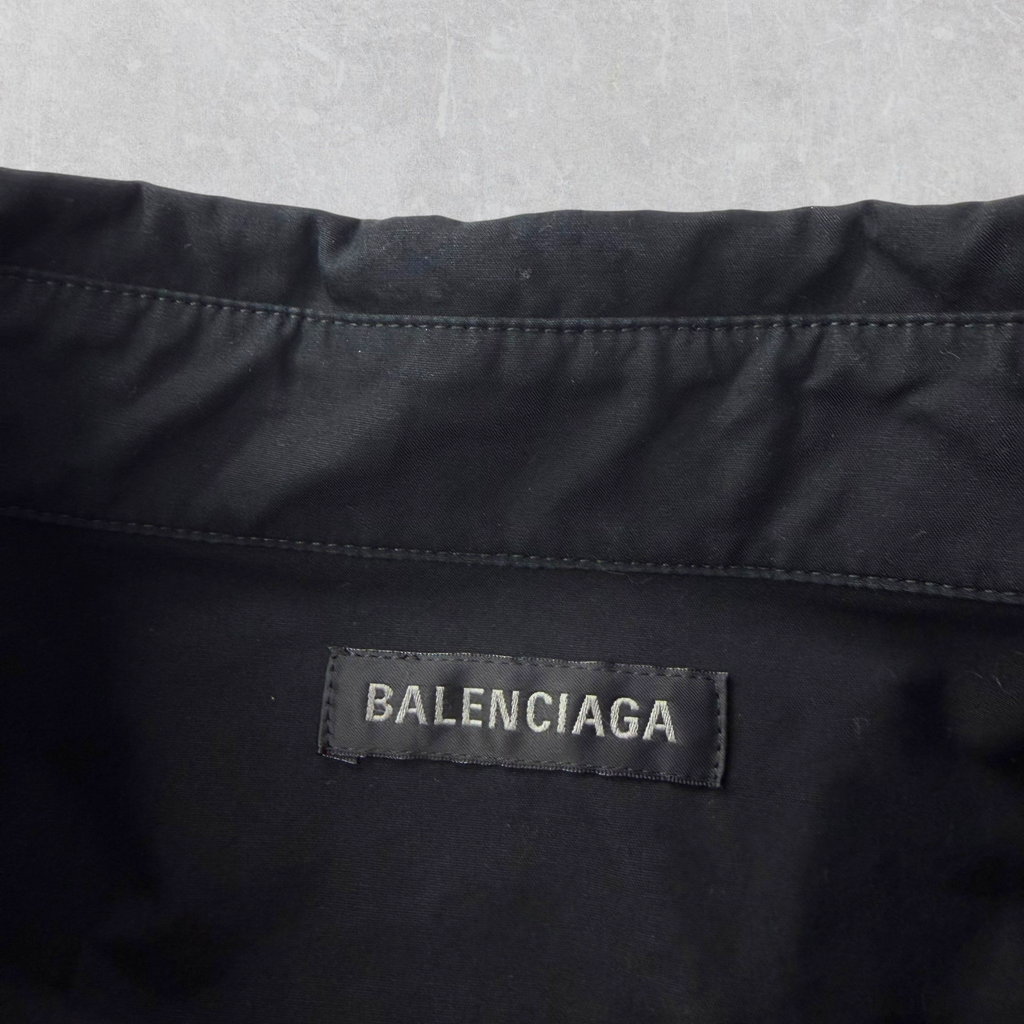 Balenciaga Political Stencil Large Fit Short Sleeve Shirt 43 (XXXL)
