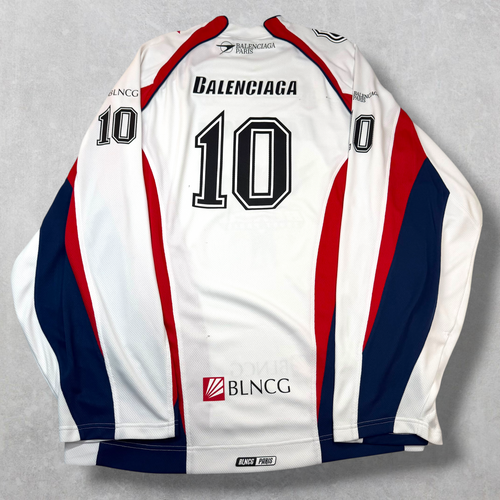 Balenciaga Hockey Oversized Long-Sleeve T-Shirt S (XL)