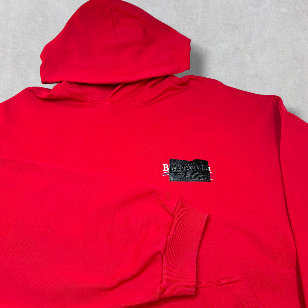 Balenciaga Gaffer Hoodie Red 4 (XXXL)