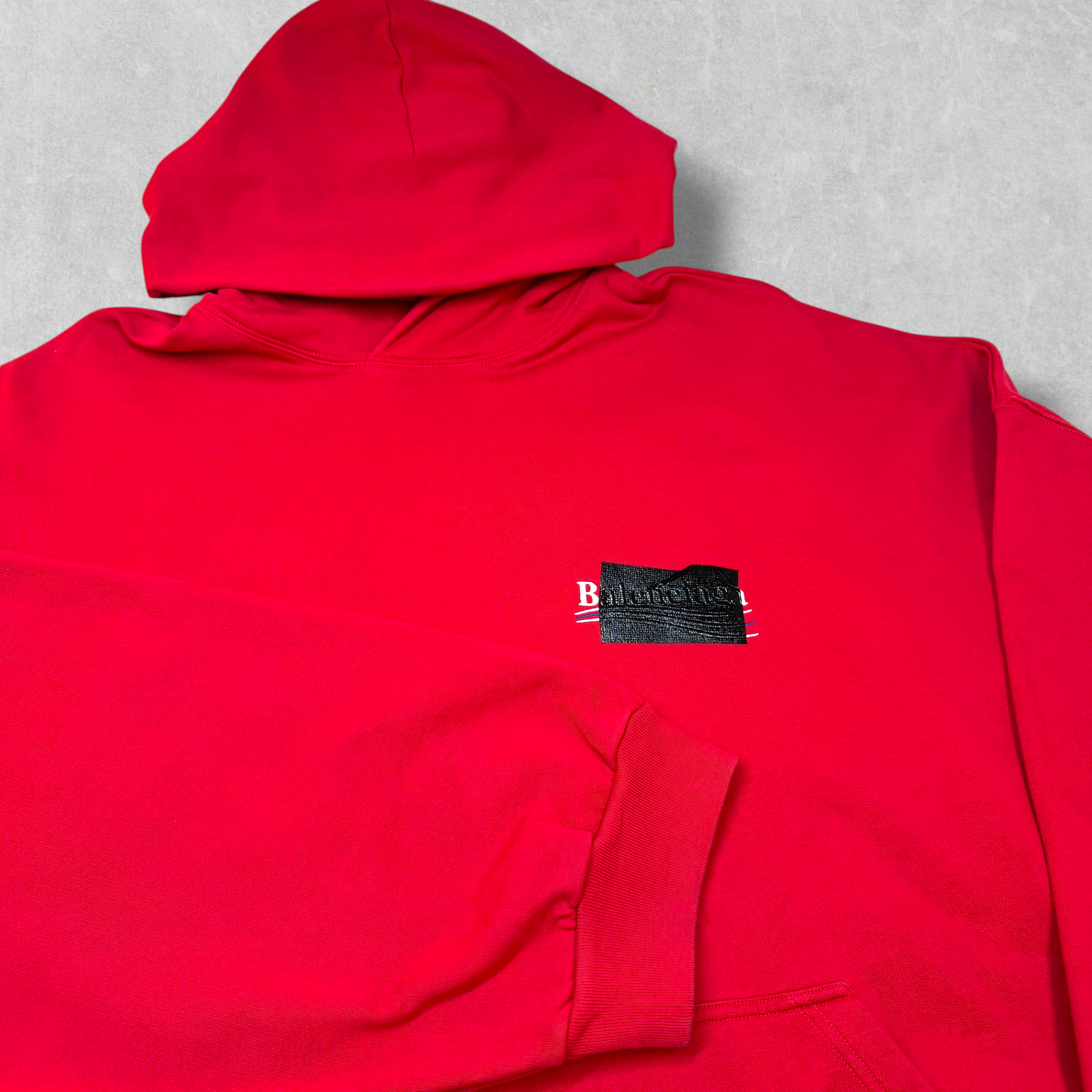Balenciaga Gaffer Hoodie Red 4 (XXXL)