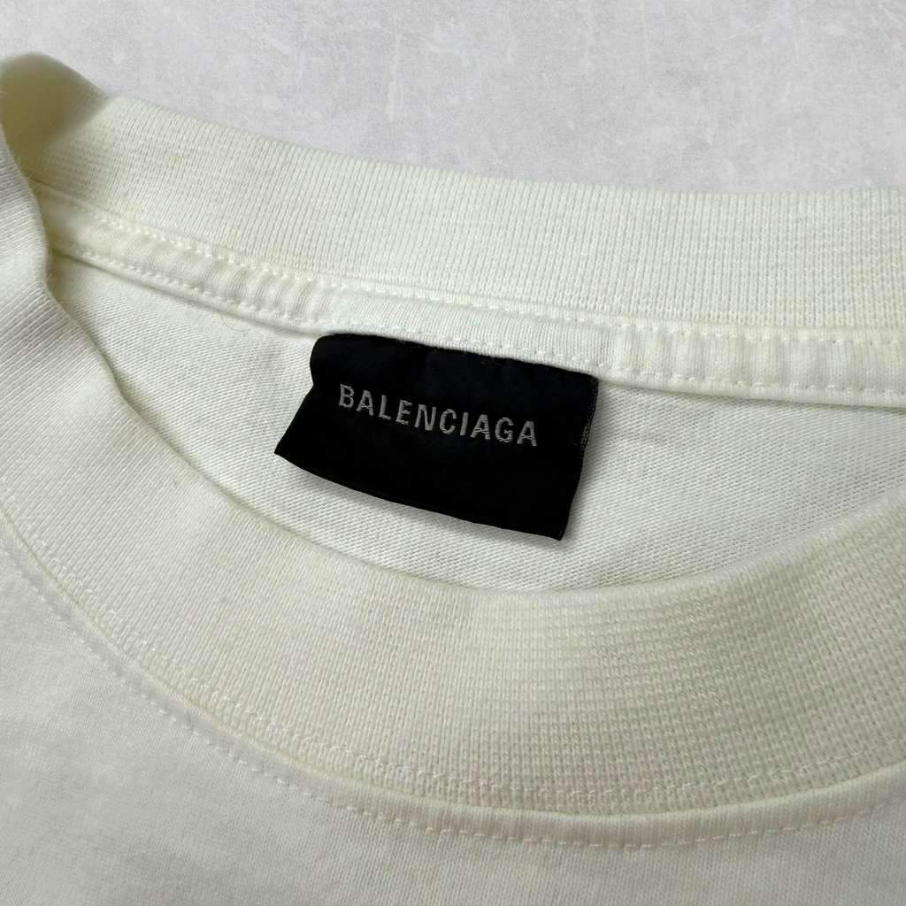 Balenciaga White DIY Metal Tee M (L)