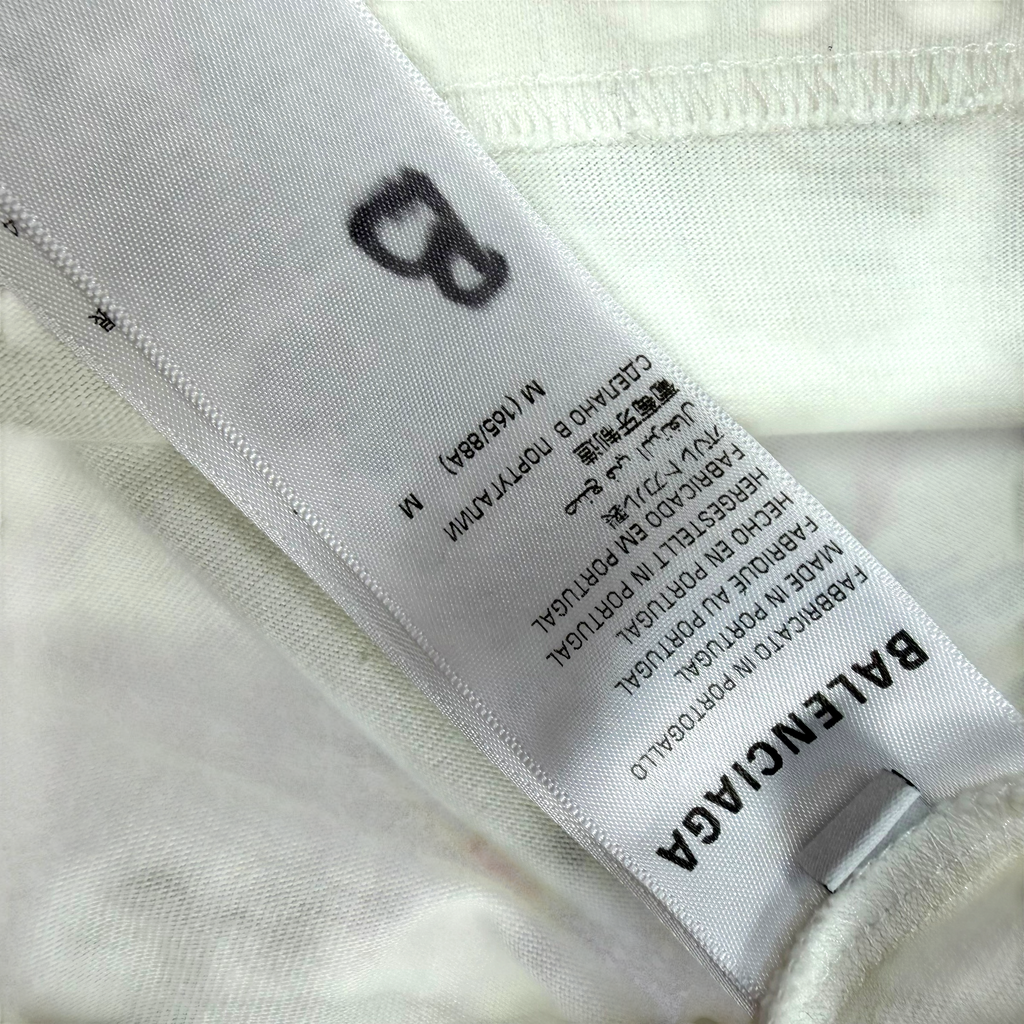Balenciaga White DIY Metal Tee M (L)