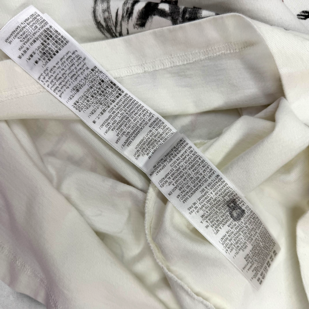 Balenciaga White DIY Metal Tee M (L)