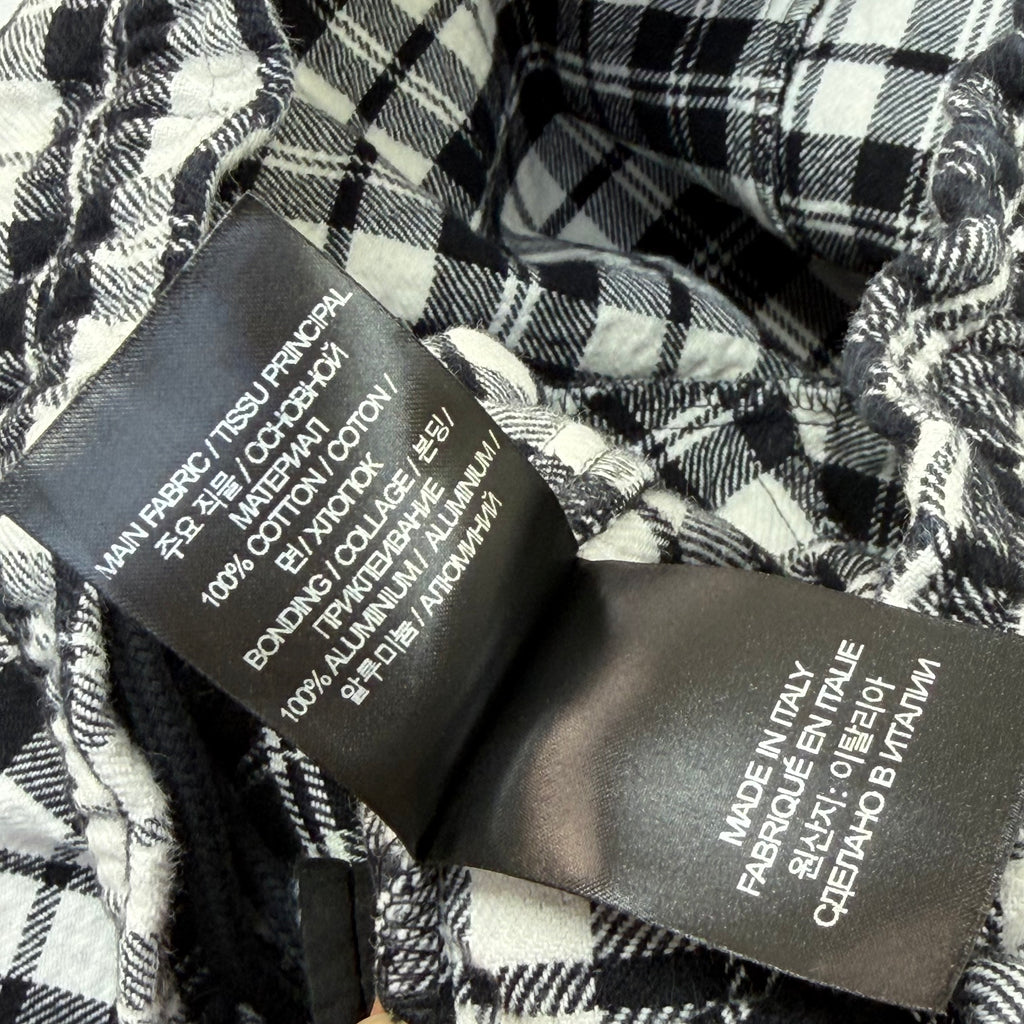 Vetements Black Metalized Wrinkled Pyjama L