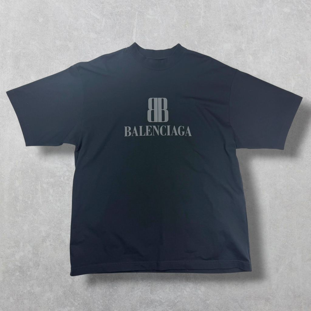 Balenciaga Nano BB Logo Oversized Tee M (L)