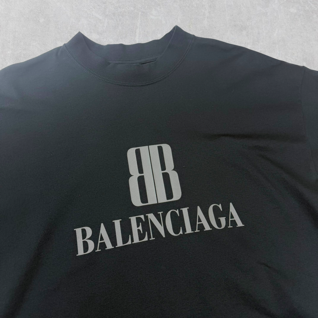 Balenciaga Nano BB Logo Oversized Tee M (L)