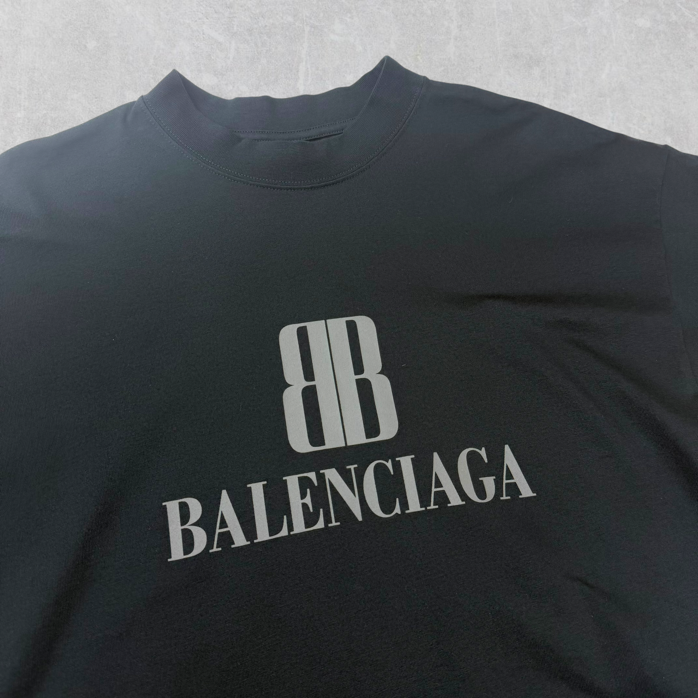 Balenciaga Nano BB Logo Oversized Tee M (L)