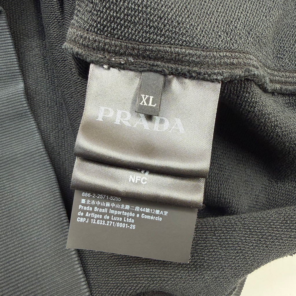 Prada Oversized Garment Dyed Cotton Crewneck XL