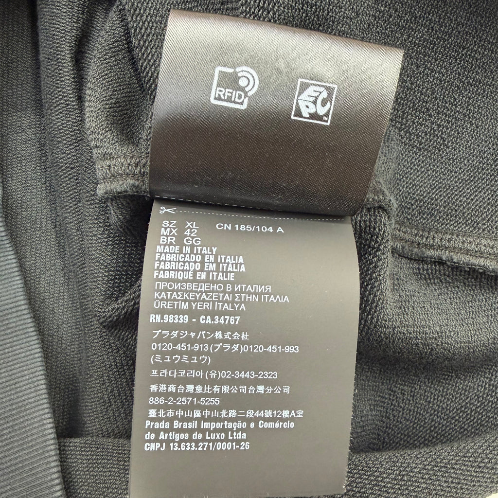 Prada Oversized Garment Dyed Cotton Crewneck XL