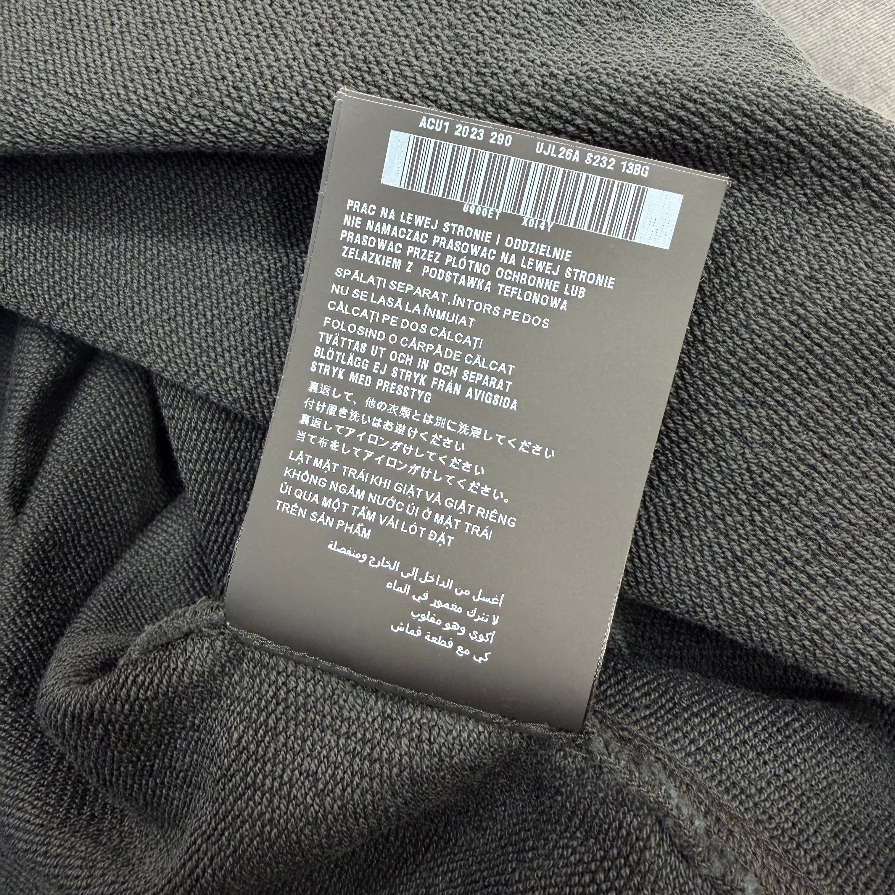 Prada Oversized Garment Dyed Cotton Crewneck XL