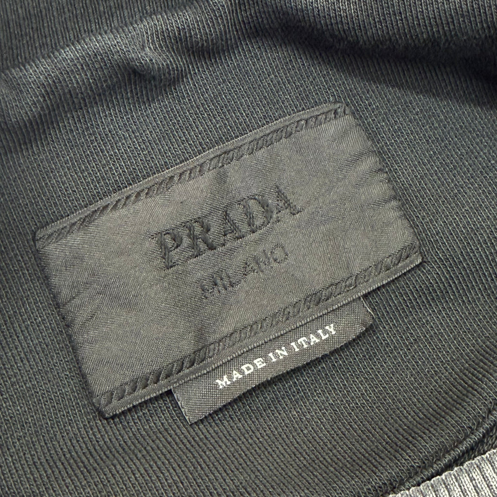 Prada Oversized Garment Dyed Cotton Crewneck XL