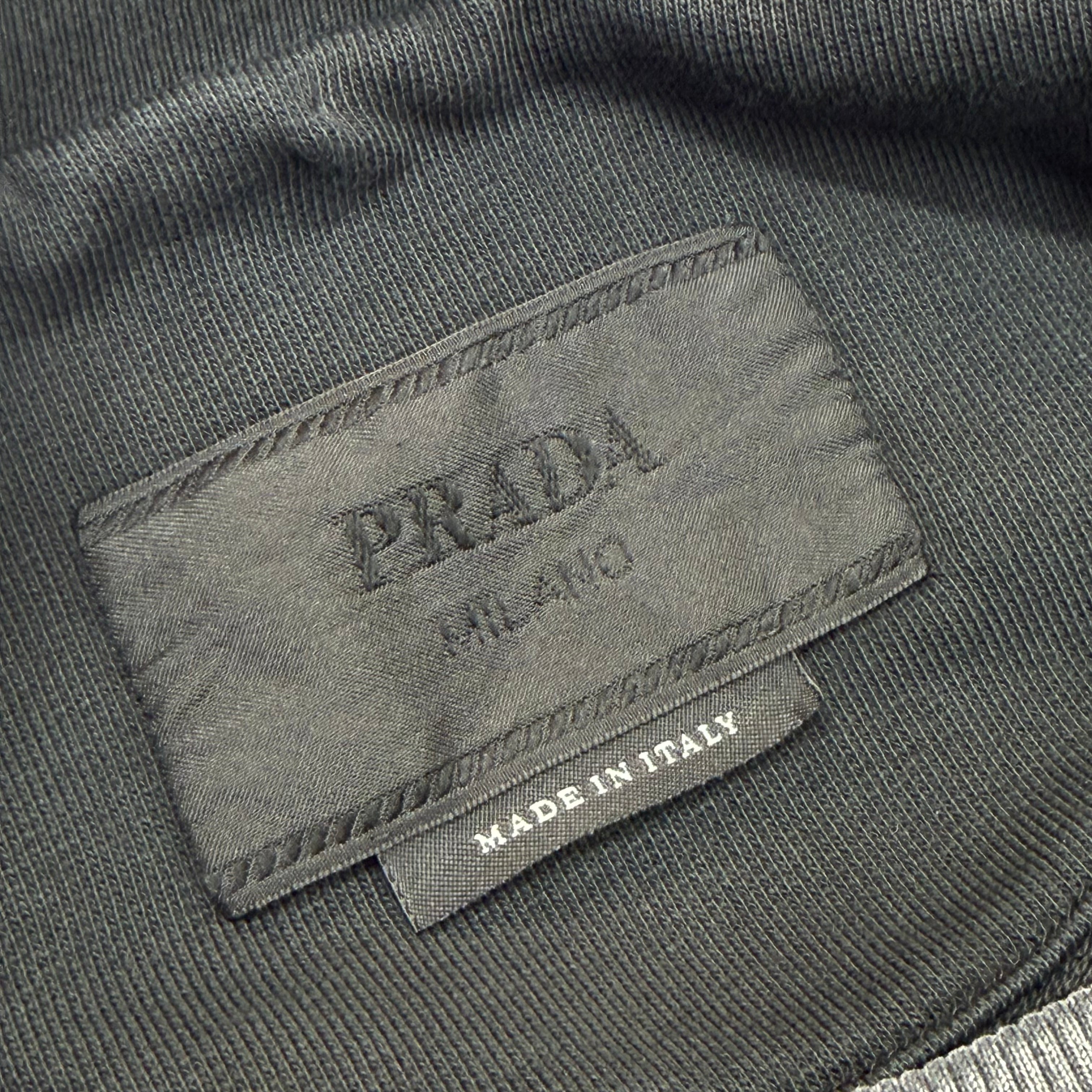 Prada Oversized Garment Dyed Cotton Crewneck XL