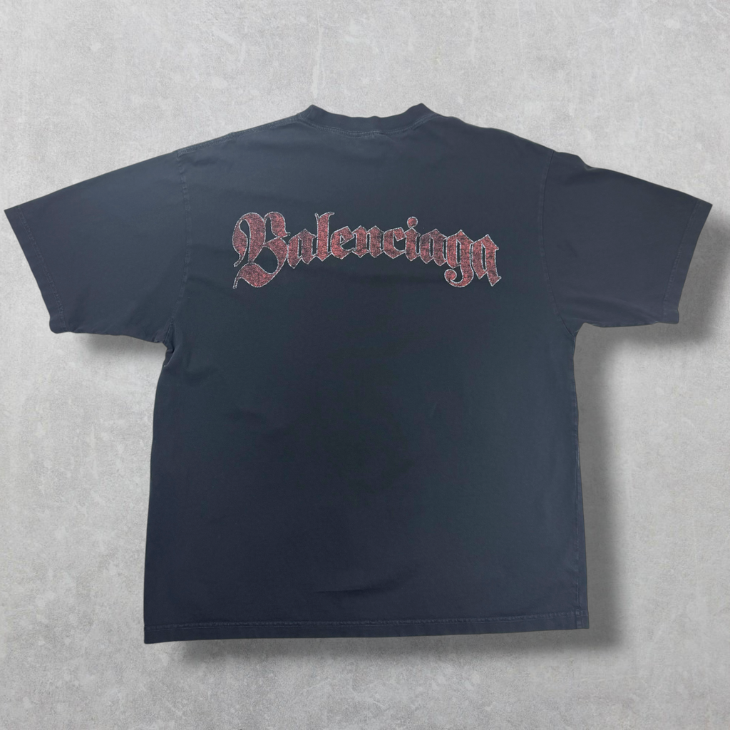 Balenciaga Spiral Crest Medium Fit Tee M (L)