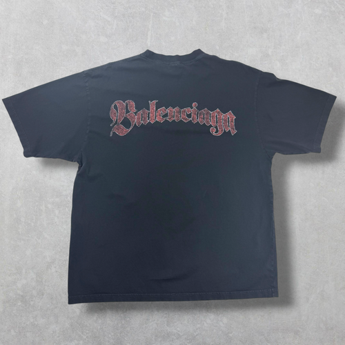 Balenciaga Spiral Crest Medium Fit Tee M (L)